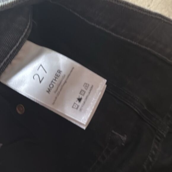 Women's Gray MOTHER Jeans - Size 27 - NWOT - The Swooner - Skinny High Waist - Picture 6 of 9